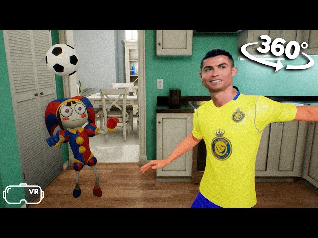 Experience 360º of Cristiano Ronaldo's Siuuu Sings in The Amazing Digital Circus Theme