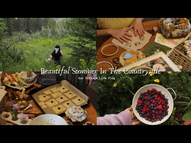 🐝Beautiful Summer In The Countryside |Making a Pincushion 🧵