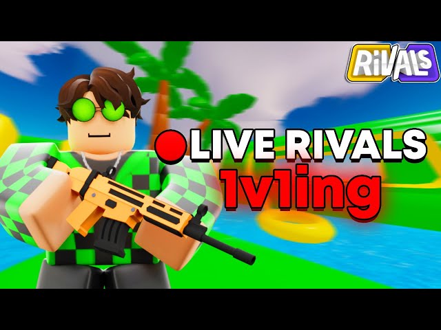 [🔴LIVE] 1v1ing VIEWERS in Roblox Rivals.. (ft. @sonicspeed4883)