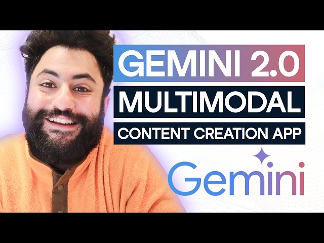 Multimodal Apps With Gemini 2.0 | Build a Local YouTube Content Creator Tool