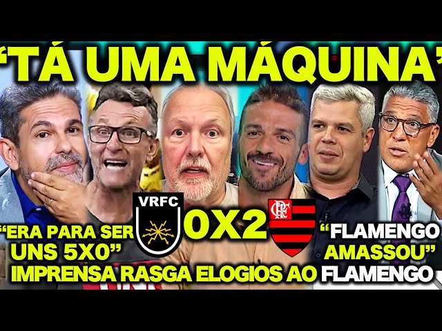 IMPRENSA ESPORTIVA de TODO BRASIL RASGA ELOGIOS ao FLAMENGO ! "TÁ UMA MÁQUINA o FLAMENGO do F.LUIZ"