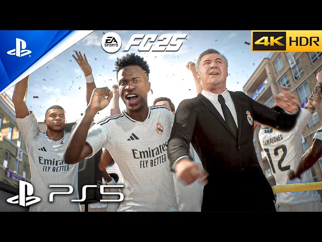 (PS5) EA FC 25 - NEW CAREER MODE LOOKS SO COOL ON PS5 | Realistic ULTRA GraphicsGameplay[4K60FPSHDR]