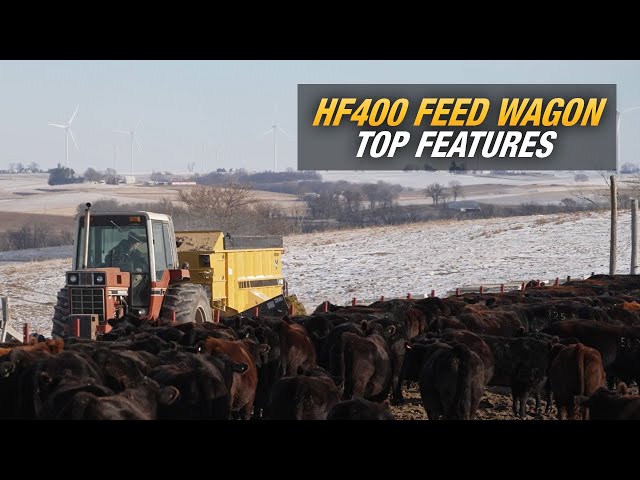 Top features of the HF400 feed wagon