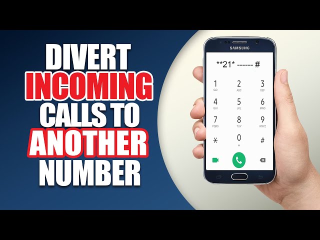 Divert incoming calls to another mobile number