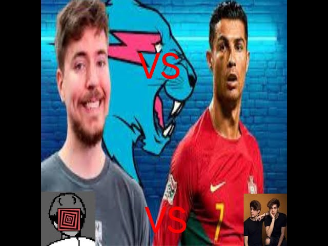 Mrbeast Vs Ronaldo & Stokes Twins Vs Pewdiepie