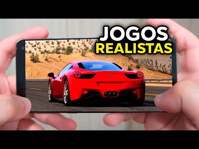 5 JOGOS de CARROS com GRÁFICOS REALISTAS para CELULAR ANDROID