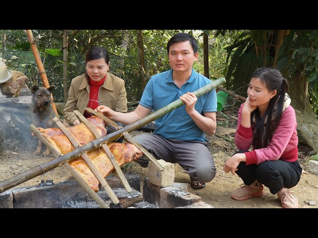 Grilled pork to celebrate Lunar New Year 2025. Robert | Green forest life