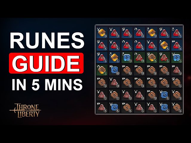 Runes Explained in Under 6 Minutes | Throne and Liberty Runes Guide