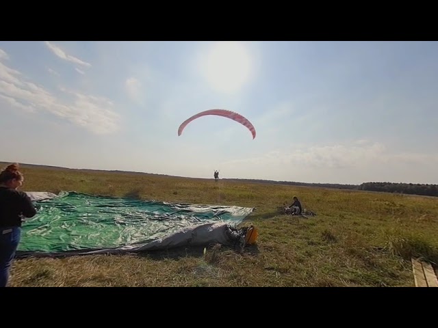 Nadya's paraplane flight