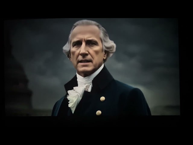 AI George Washington warning Americans of Civil War and threat to Democracy around the world.