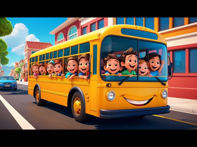 The Wheels on the Bus | Fun Action Song for Kids | Nursery Rhymes & Kids Songs