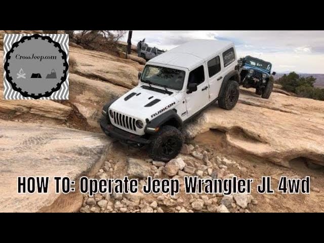 How To: Operate Jeep JL Wrangler Four Wheel Drive 4wd 4x4 Command Trac Rock Trac| Kentucky Ohio IN