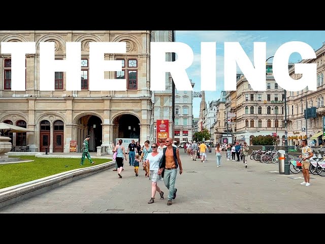 Vienna Walk at Ringstrasse Boulevard, August 2023 | 4K HDR