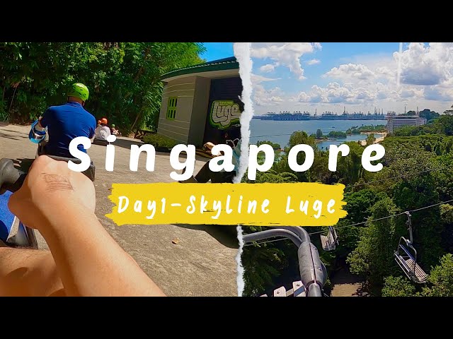 4 Days in SINGAPORE | Slide With LUGE & Fly with SKYLINE at SENTOSA ISLAND