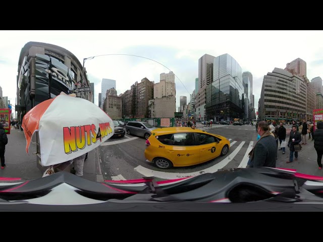 4K 360° NYC : Walking Fifth Avenue on Christmas Weekend (Rockefeller Center, Trump Tower, Plaza)