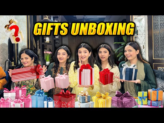 Bohat zyada gifts mil gaye | Api ki traf milad | Gifts unboxing | Hira Faisal | Sistrology