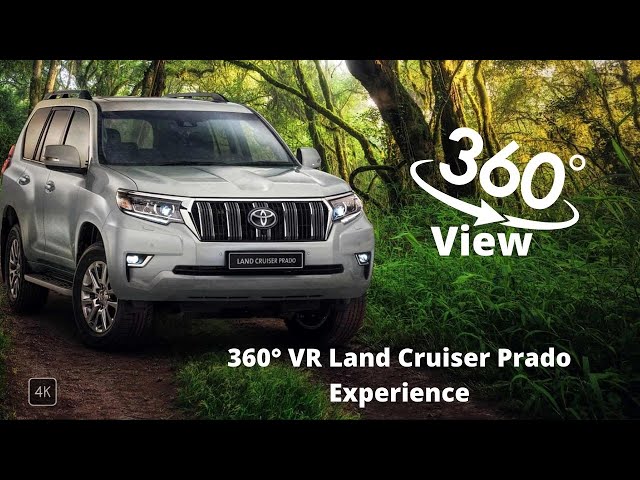 Land Cruiser Prado: Full 360° view! Get behind the wheel & explore! #offroad  #360video #prado