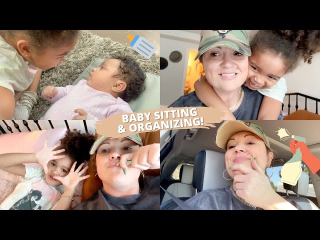 DAILY VLOG - Babysitting & Organizing The Kitchen!