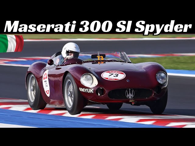 Maserati 300 SI Spyder Fantuzzi (1959) Chassis 3082 - 280Hp 6-cylinder inline Engine Sound on track!