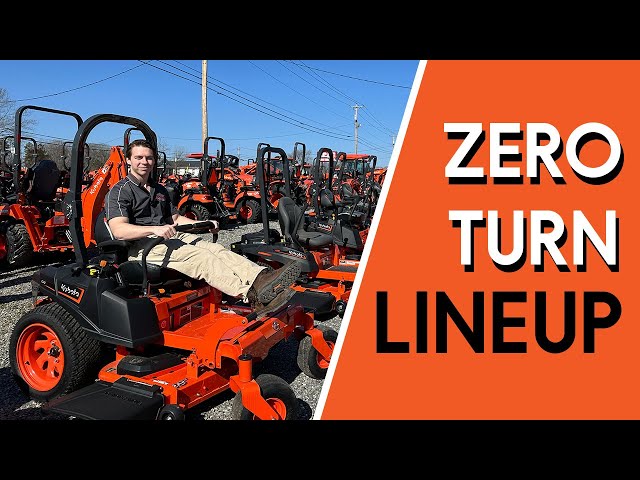 Kubota Zero Turn Lineup