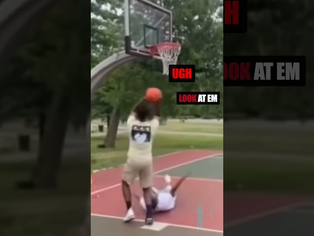 🏀 2K25 REAL LIFE 1v1 || 40 overall vs 37 overall 😅💢 #bruh #funnyshorts #basketballfail