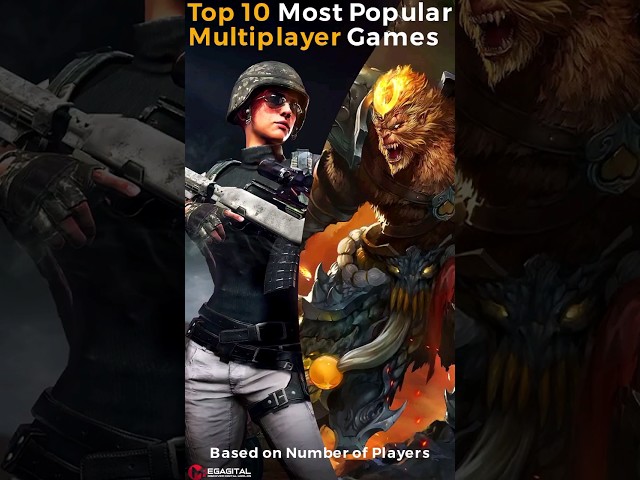 Top 10 Most Popular Multiplayer Games Based on Number of Active Players