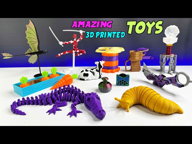 Awesome 3D Printed Toys