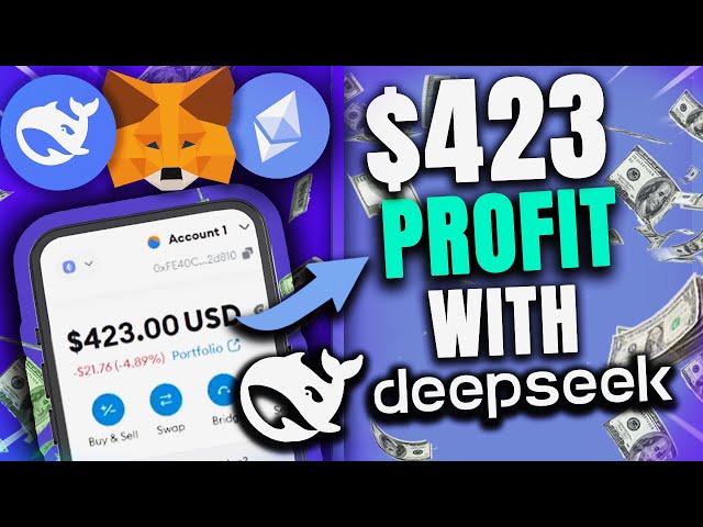 How to Earn Crypto With DEEPSEEK AI BOT | $423 in 15 Minutes | AUTO PASSIVE INCOME 2025