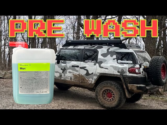 Koch-Chemie Multi Star (MSN) PreWash after off-roading my Toyota FJ