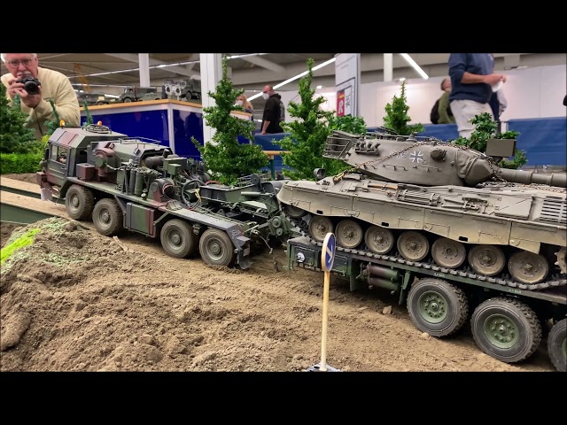 Intermodellbau 2021 Dortmund  - scale 1/16 #rc tanks + trucks - Reservistenkameradschaft Modellbau