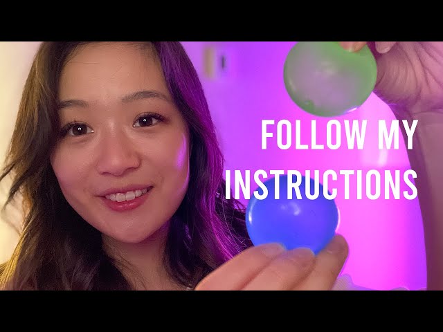 ASMR | fast instructions for sleep in VR! (w/ light triggers)