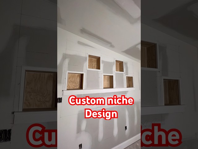 DIY custom niche design #carpenter #design #diy #shorts