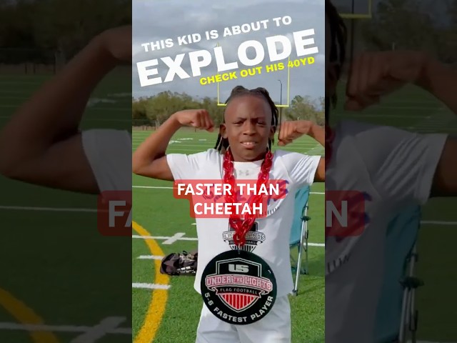 THIS KID IS ABOUT TO EXPLODE! NEXT CHEETAH #football #athlete #footballskills #flagfootball