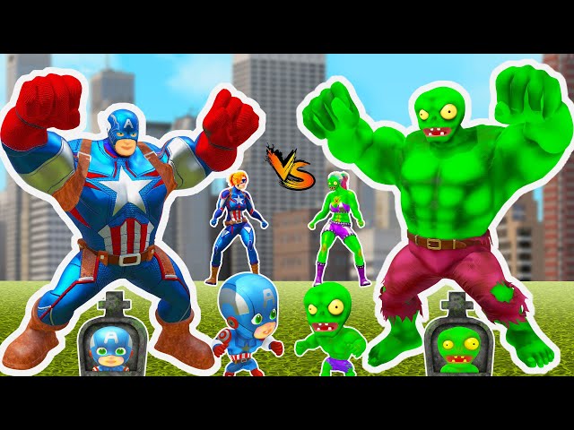 Hulk Turns Zombie? Superheroes Fight to Survive!