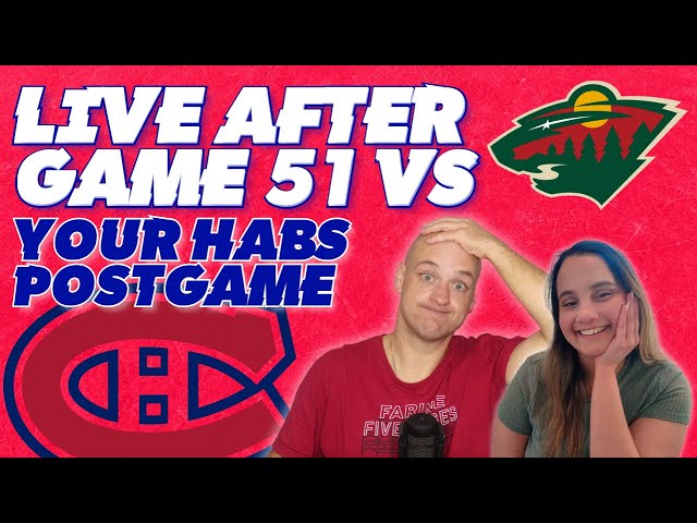 Wild extend Canadiens' losing streak | Live Reaction, Analysis & Highlights | Jan 30, 2025