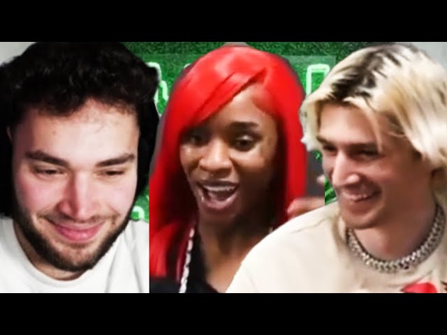 Adin Ross Streams W/ Sexyy Red, XQC, Sneako, Faze Banks!