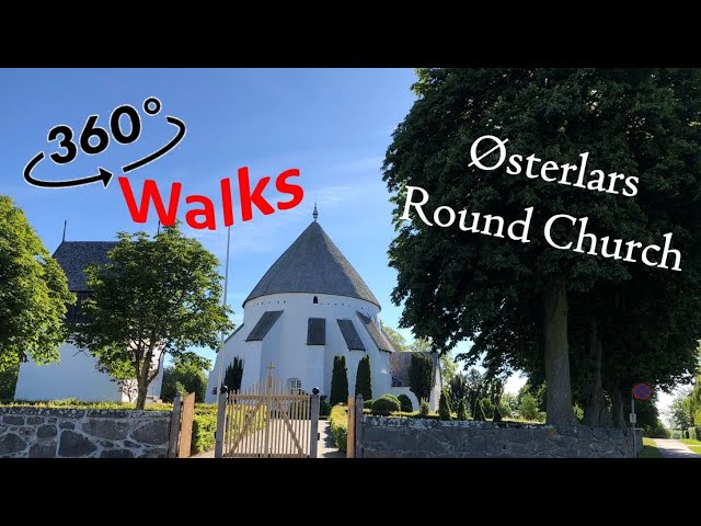 360 video walking tours I Østerlars Round Church I Bornholm Denmark