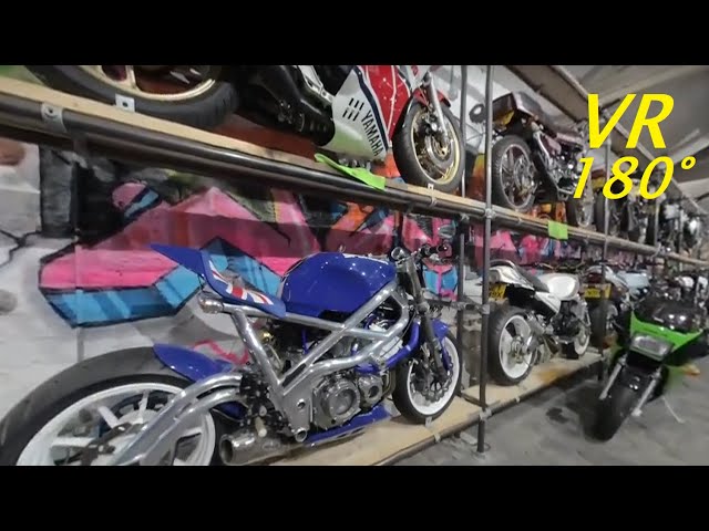 VR180° Motor Cycles at Jem Speed Shop, Batley