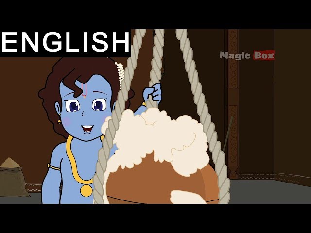 Krishna And Pot Of Butter - Sri Krishna In English -  Watch this most popular Animated/Cartoon Story