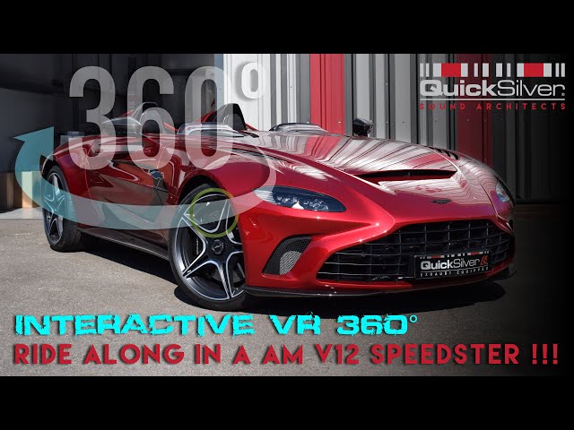 Ride Along in The Aston Martin V12 Speedster VR 360 Interactive