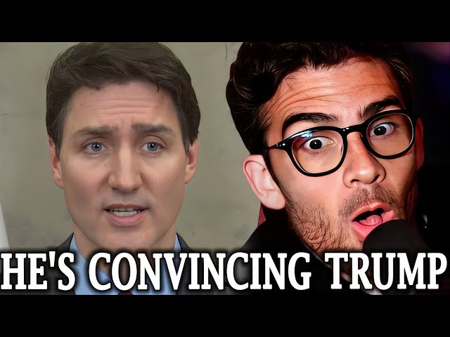 Trudeau Strikes Back At Trump's Tariffs | Hasanabi Reacts