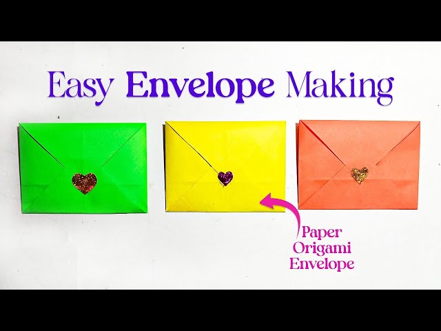 Easy Envelope Making | Make Envelope Just 3 in Minutes