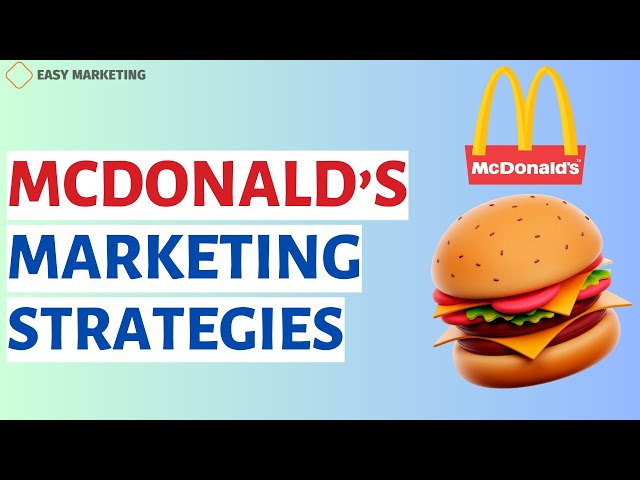 McDonald’s Marketing Strategies