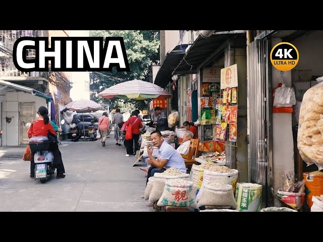 🇨🇳 Night market in the old town area, Liuzhou | China #walkingtour