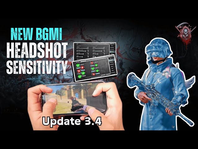 Best Settings & Sensitivity to Improve Headshots New Update 3.4 ✅❌ _BGMI #bgmi #aimbot #hackeraimbot