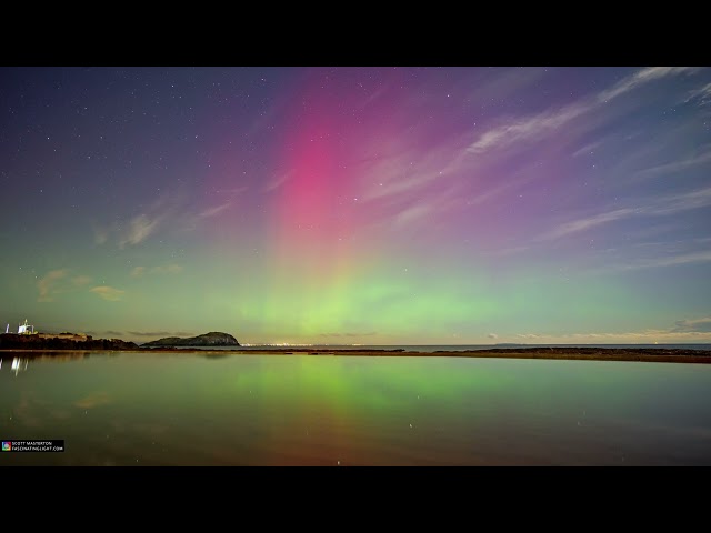 Aurora Borealis - North Berwick, Scotland - 1 Dec 2023