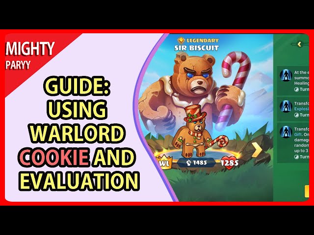 Mighty Party New Series: Guide on How to Use Warlord Cookie and Its Strength Evaluation