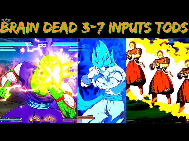 DBFZ Easiest Tod Combos - 3-7 Inputs Required| DBFZ 1.25