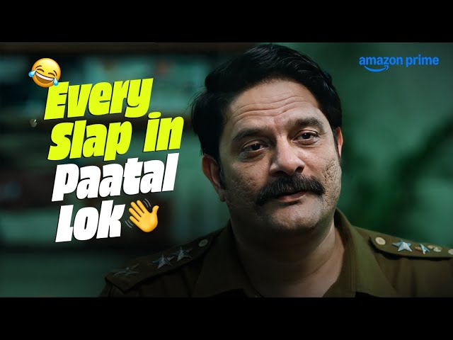 Every Slap In Paatal Lok | Jaideep Ahlawat, Ishwak Singh | Prime Video India