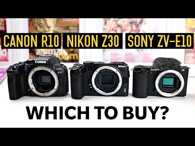 Canon R10 vs Nikon Z30 vs Sony ZV-E10: Which to buy?